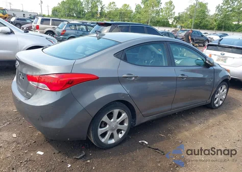 2012 Hyundai Elantra Limited from USA, damaged, VIN 5NPDH4AE5CH094654